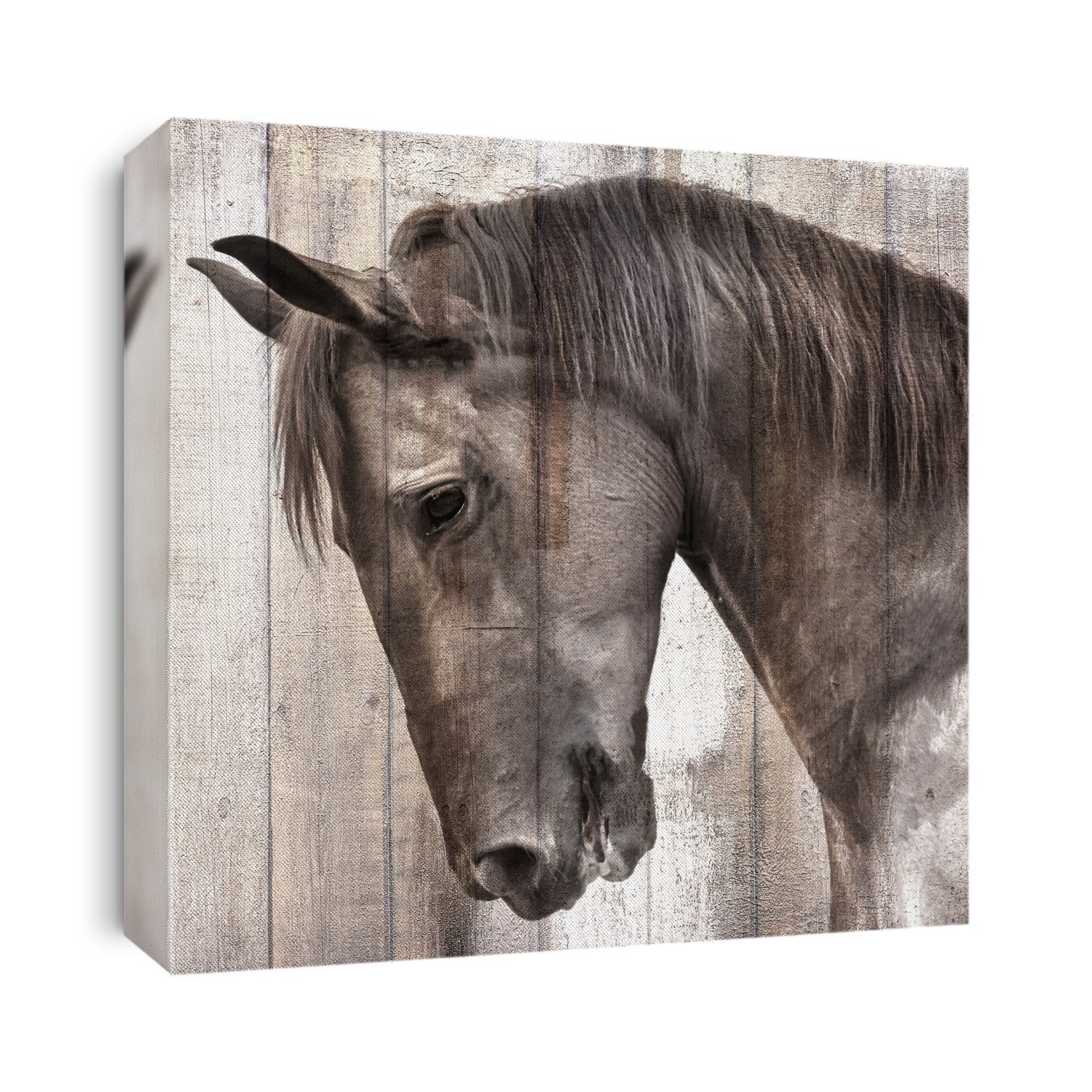 Rustic Horse on wood