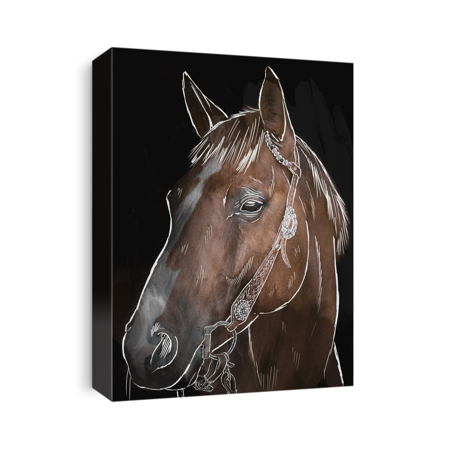 Illustrated Horses sketch