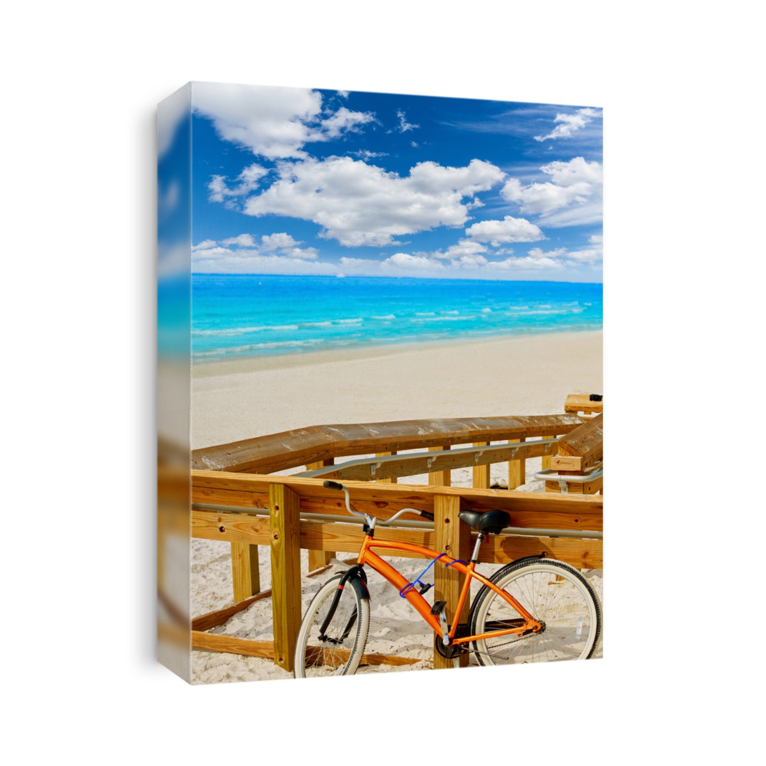 Florida Fort Myers beach bicycle in USA