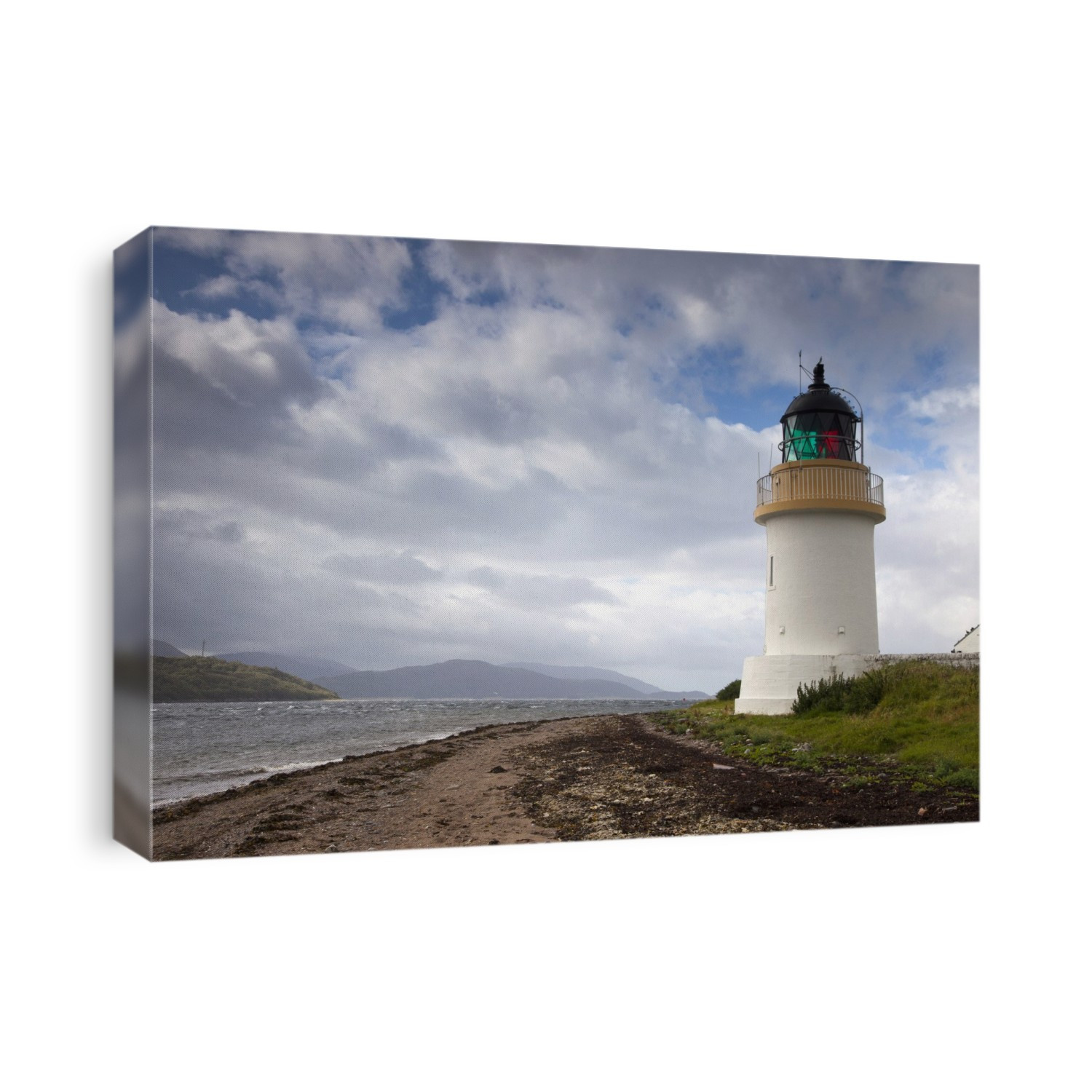 A Lighthouse Along The Coast; Ardgour Argyll Scotland