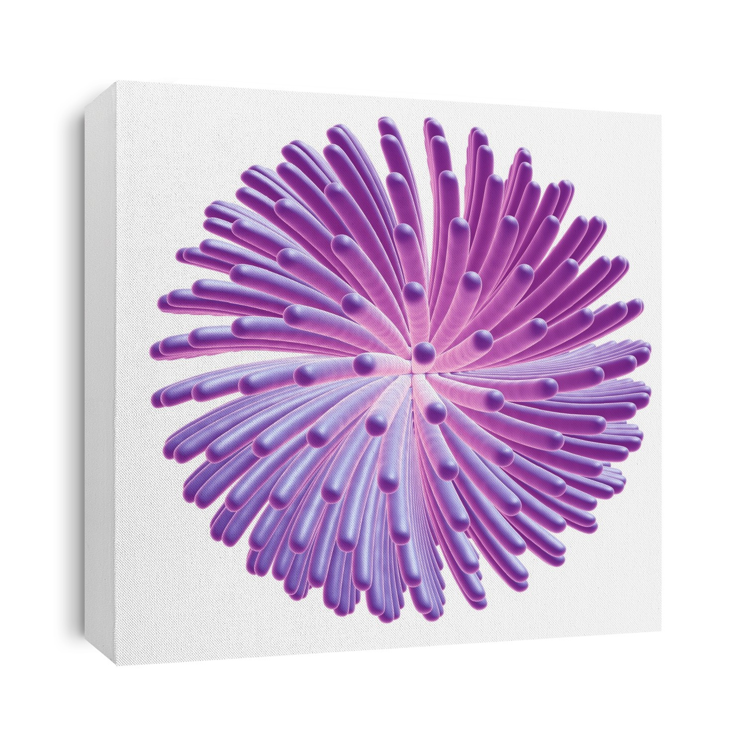 Illustration of a retrovirus virus particle.