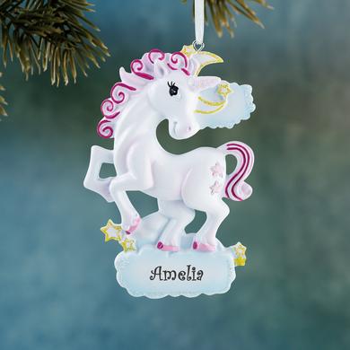 Enchanted Unicorn Personalized Ornament