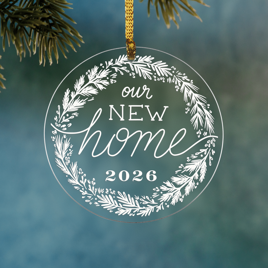 Hide Vlt 0102 Couple And Dogs In House Christmas Personalized Circle Ornament C 563554