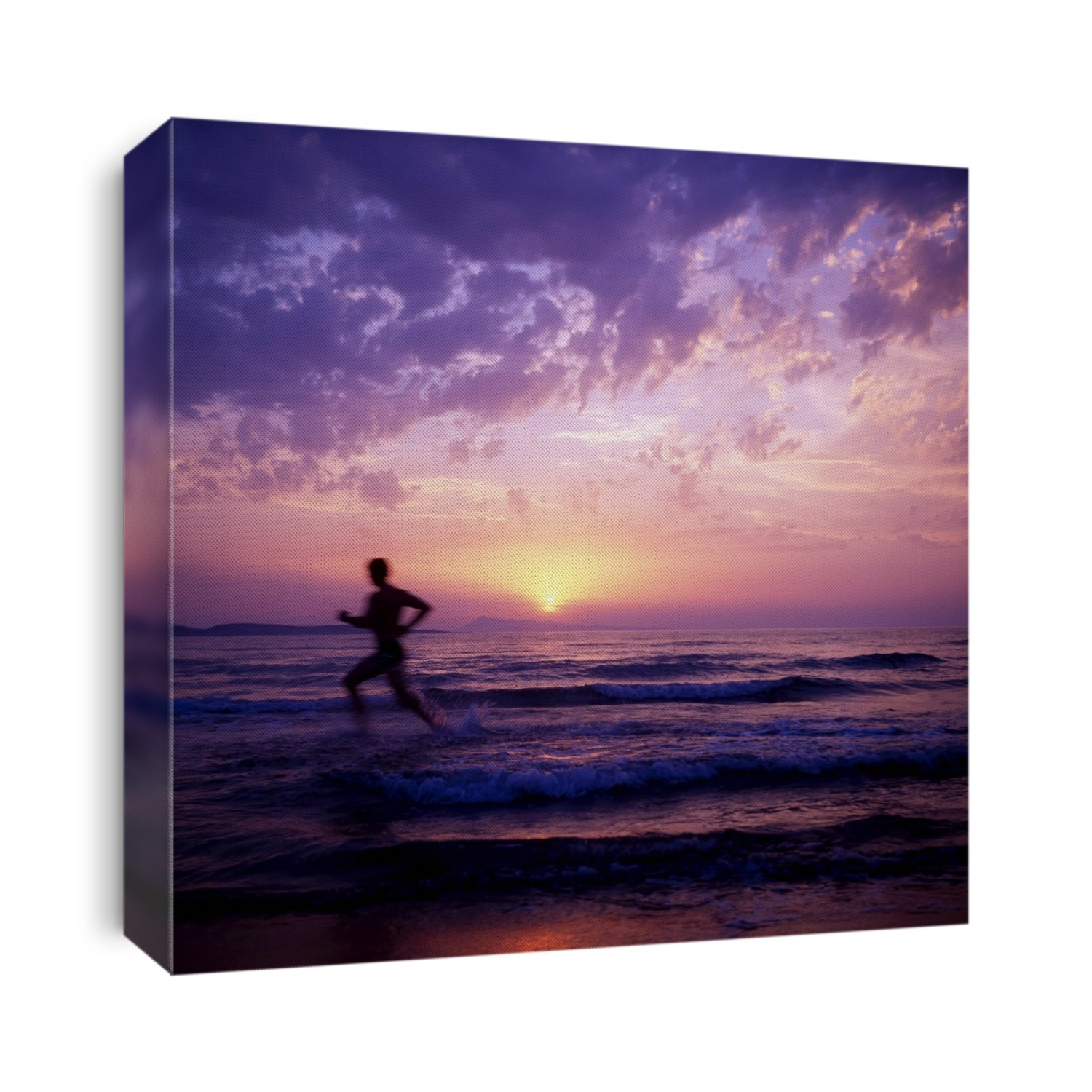 Man Running In The Water