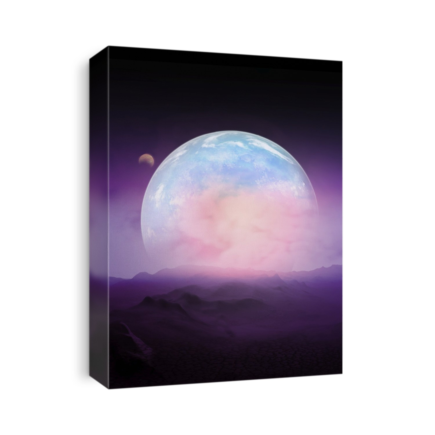 Space scene, illustration.