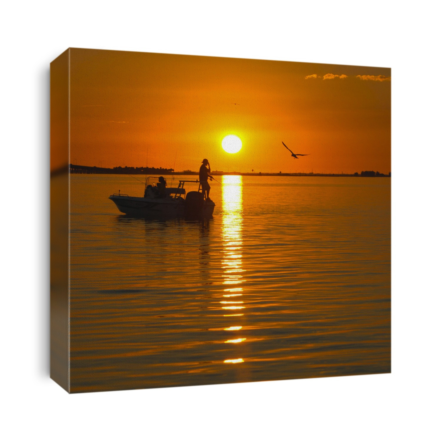 Fishing at Sunset
