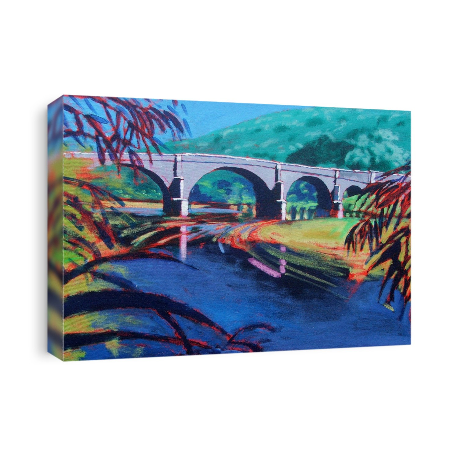Stone bridge over the River Wye;