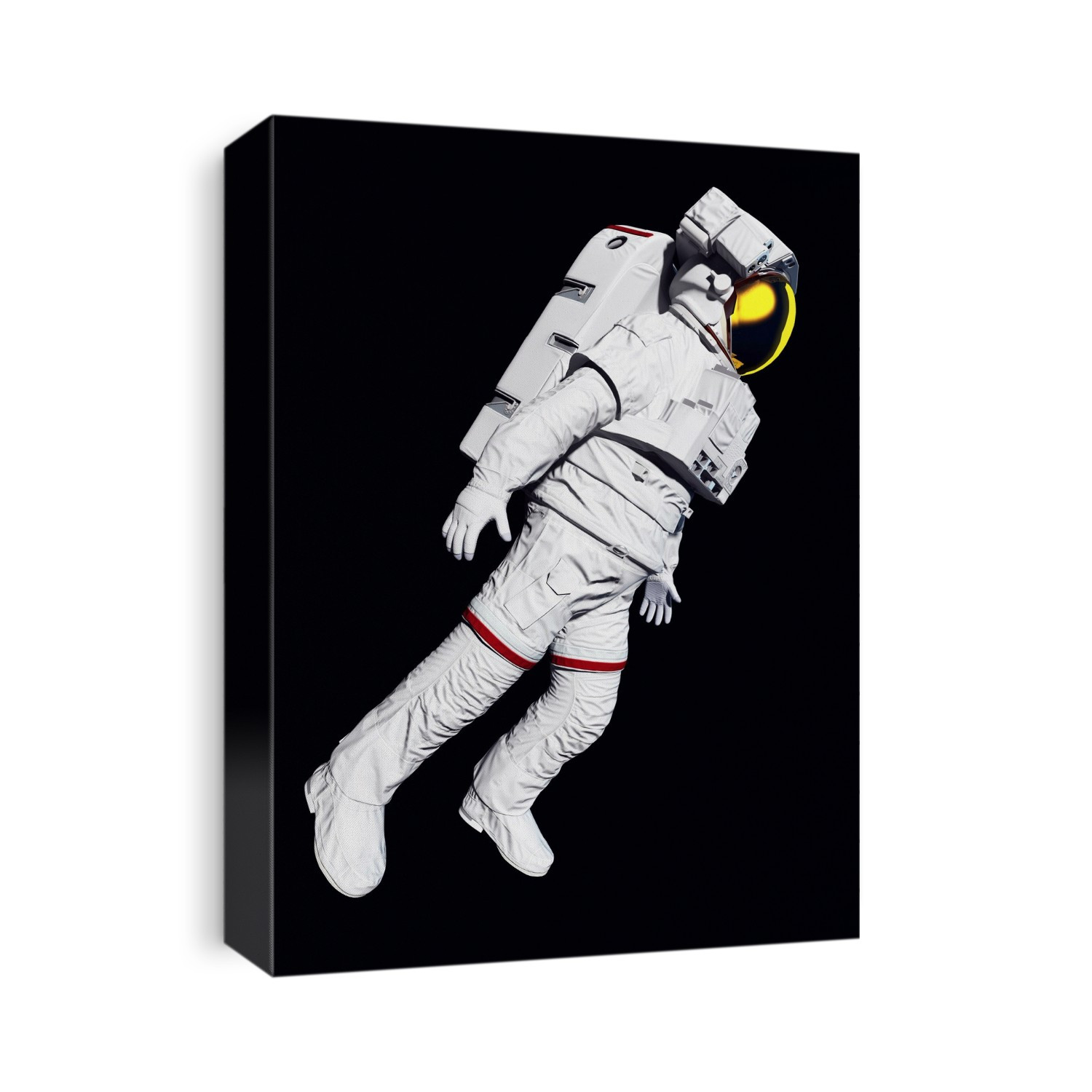 Astronaut in space, illustration.