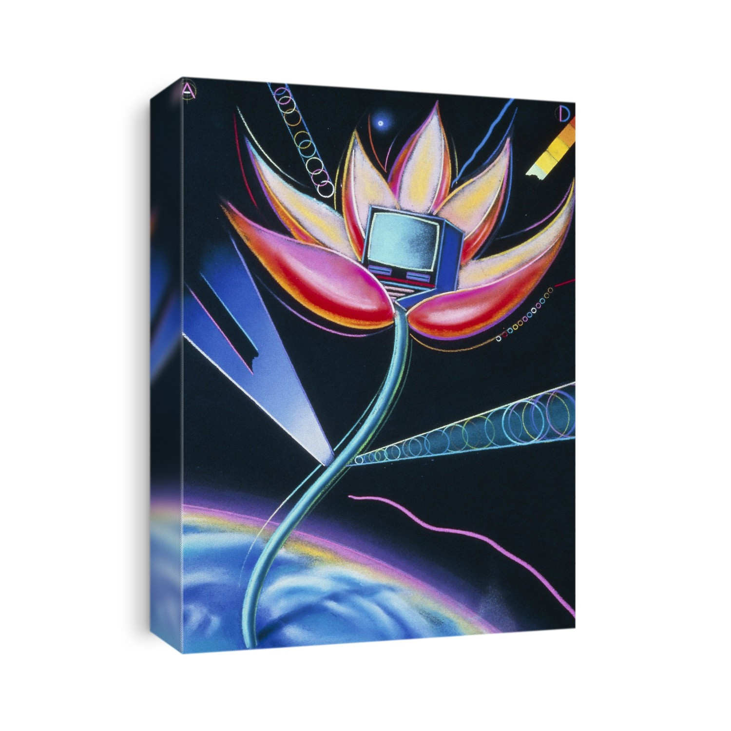 The hot new product: the title of an illustration by the artist Andrzej Dudzinski.