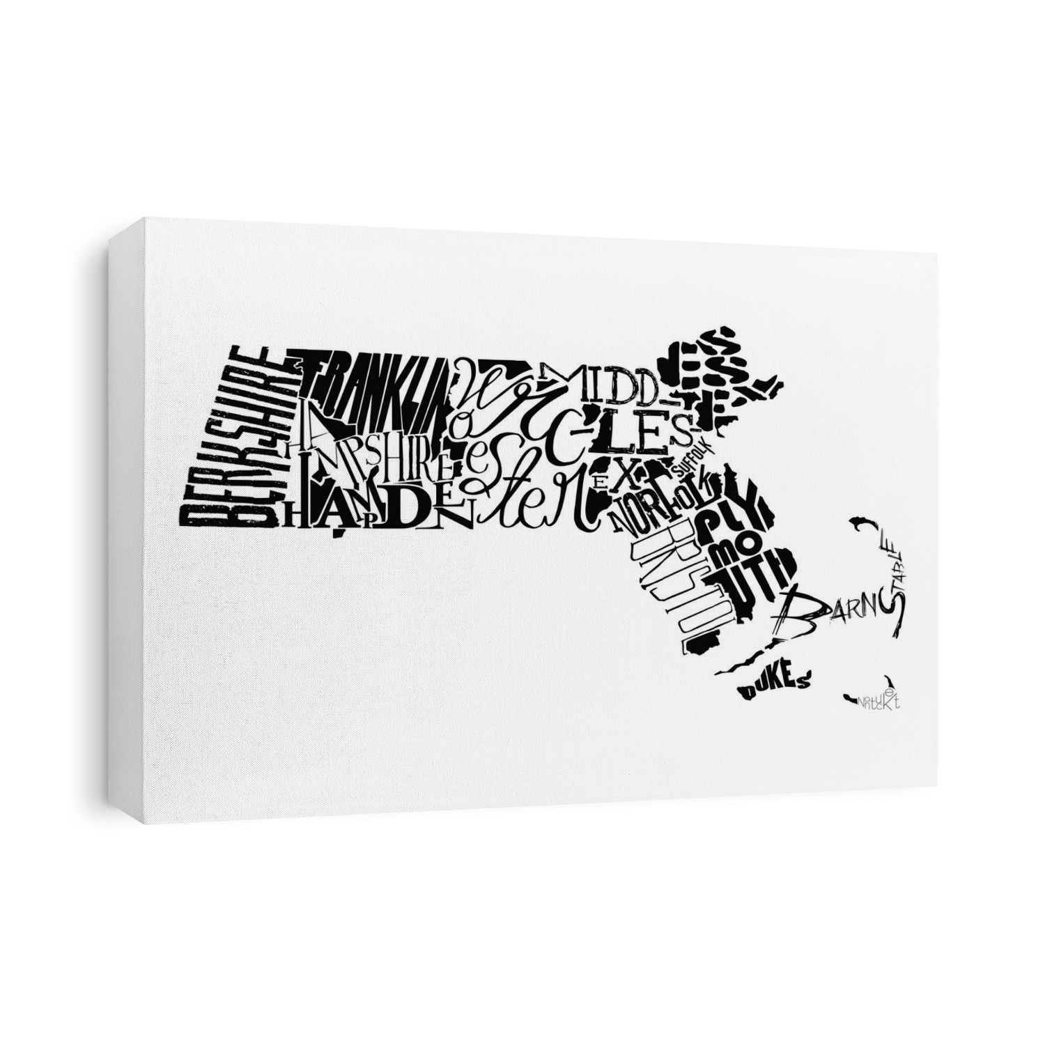 Massachusetts Typogrpahy