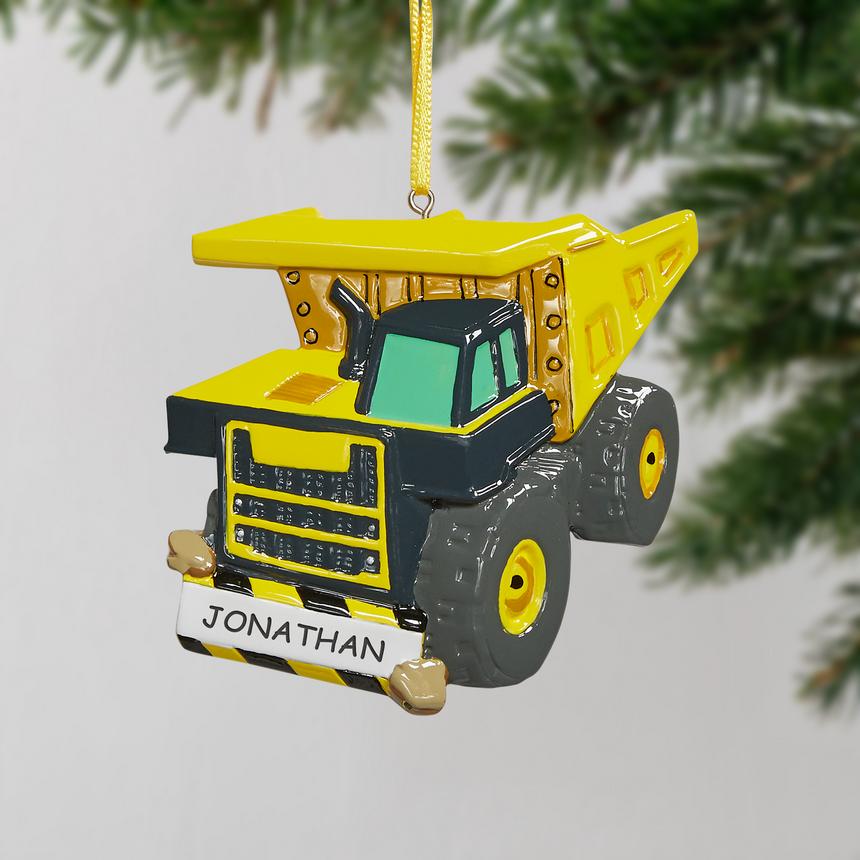 Dump Truck Ornament