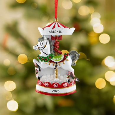 Holiday Carousel Ornament