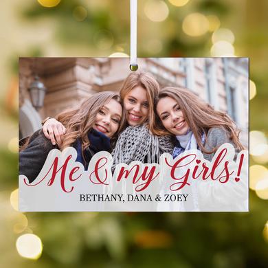 Me & My Girls Photo Rectangle Ornament