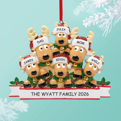 Rocking Reindeer Family Ornament