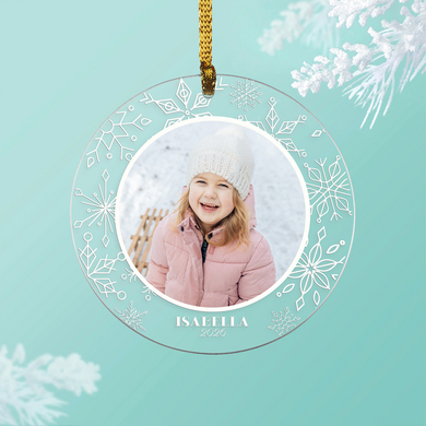 Snowflake Photo Ornament