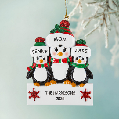 Playful Penguin Ornament