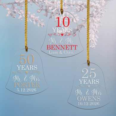 Anniversary Bell Ornament