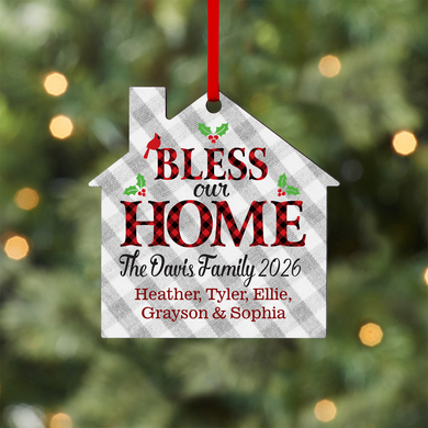Holiday Blessings House Ornament