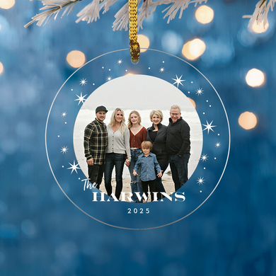 Star Studded Photo Ornament