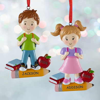 First Day of School Ornament