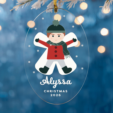 Snow Angel Fun Ornament
