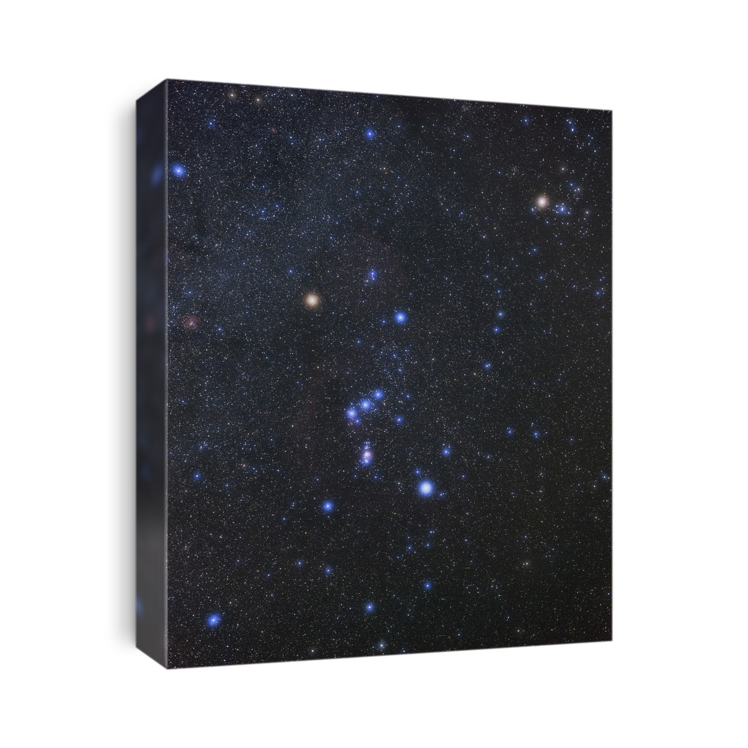 Orion constellation. Optical image of the constellation of Orion (the hunter), as viewed from Earth.