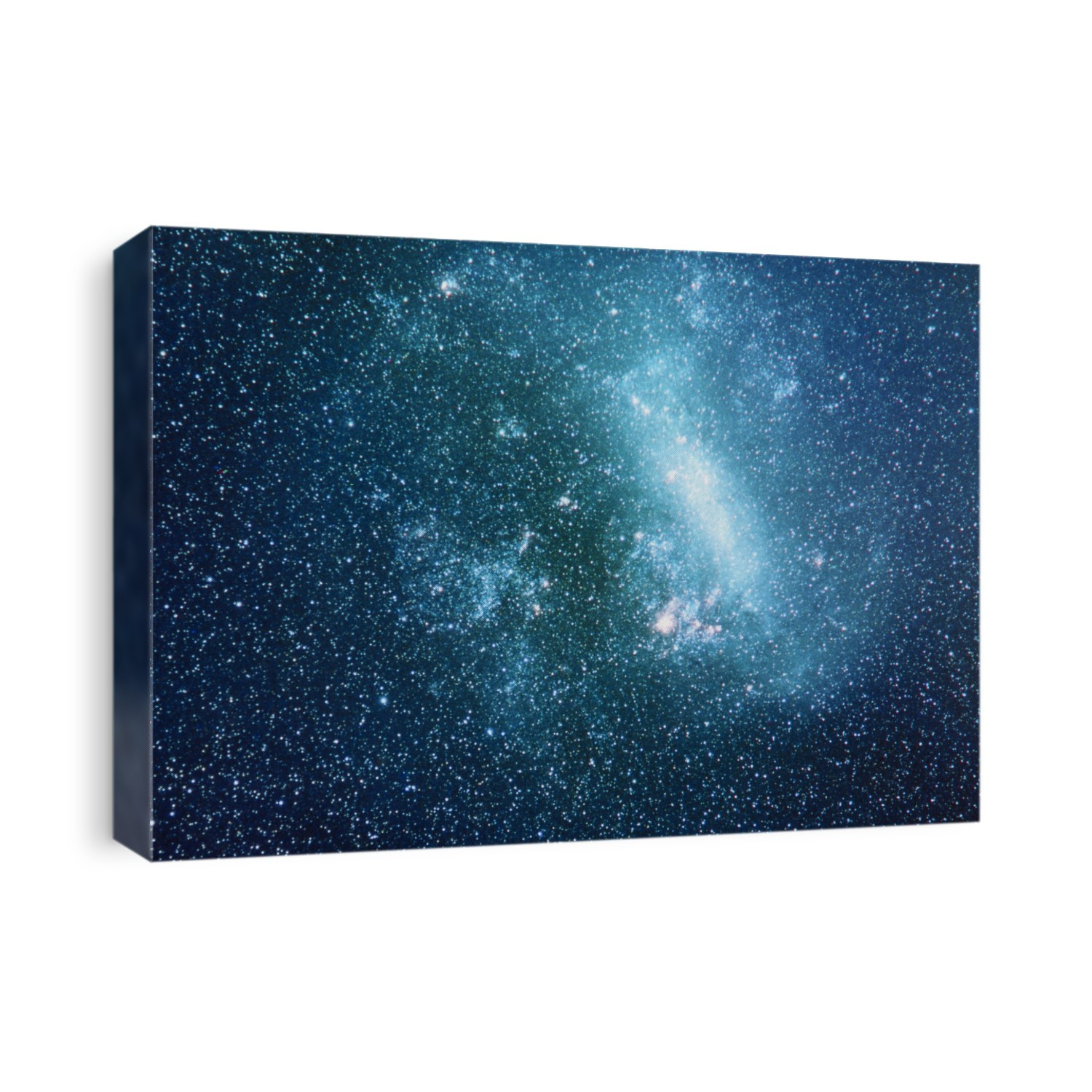 Optical photograph of the Large Magellanic Cloud (LMC), a small, irregular galaxy situated close to the south celestial pole & therefore visible only from the southern hemisphere (in this case Australia). It is a near neighbour of our own galaxy, the Milky Way. This galaxy contains the largest emission nebula known in the Universe, the Tarantula Nebula.