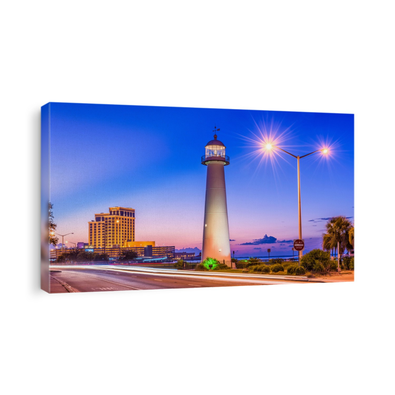 Biloxi, Mississippi, USA at Biloxi Lighthouse.