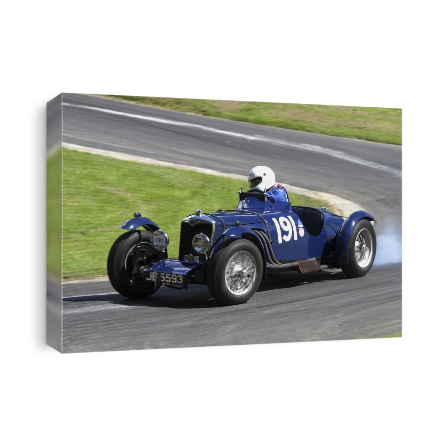 1935 Riley 12/4 TT Sprite replica competes with the VSCC at Prescott Hillclimb.
