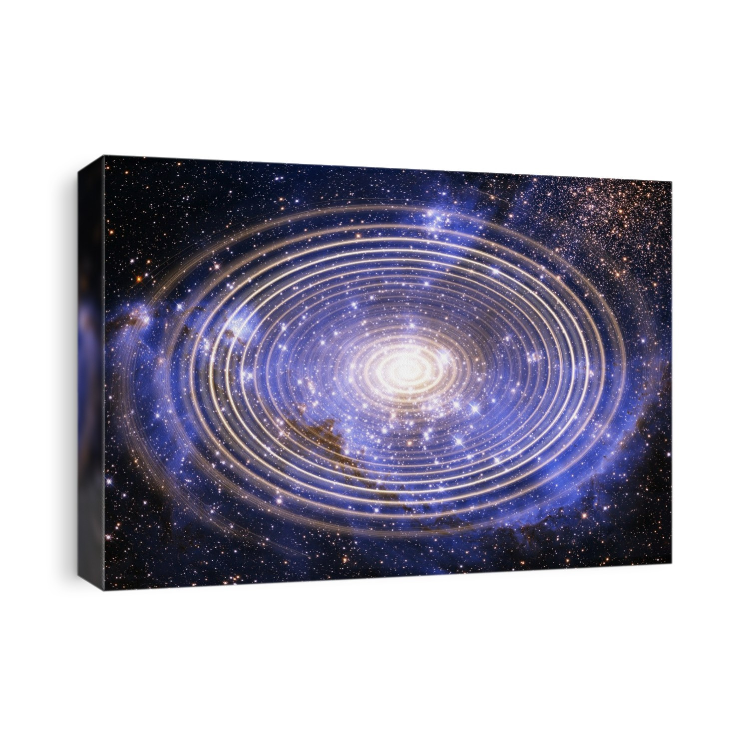 Wormhole, conceptual image. Computer illustration representing the presence of a wormhole in space. Wormholes are a theoretical solution to Einstein's equations that describe the properties of space-time, the continuum of unified space and time, and are essentially a shortcut through space-time. Passing through a wormhole would be a much faster method of travel than the standard route through space.