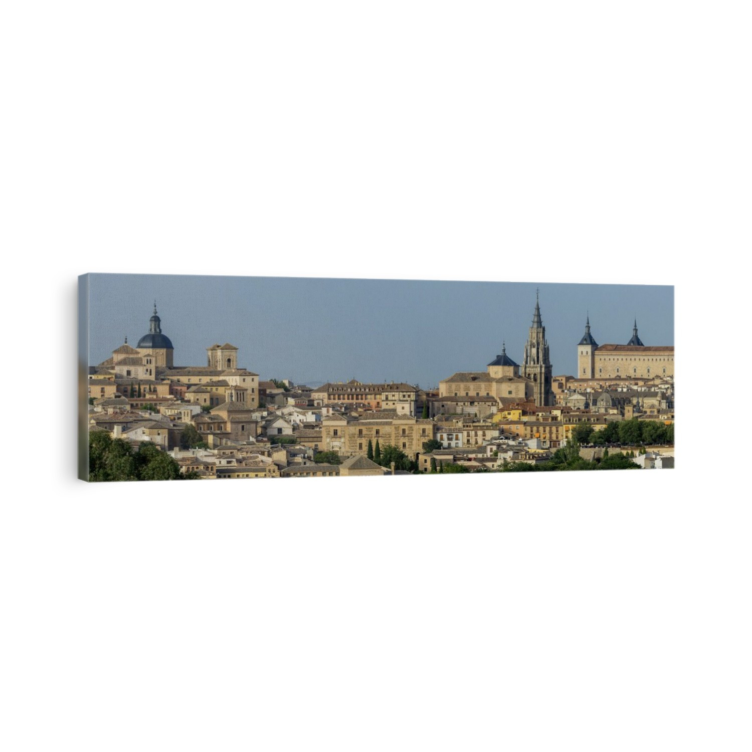 Panorama Of The Town Of Toledo; Toledo, Castile-La Mancha, Spain