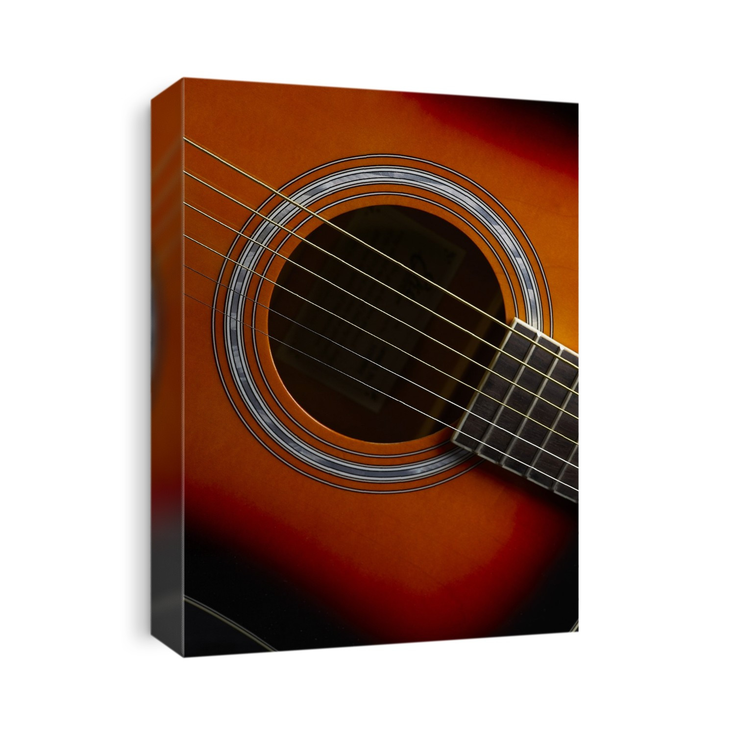 Guitar strings at rest.