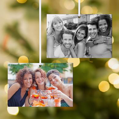 Remembered Forever Rectangle Photo Ornament