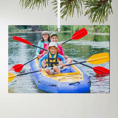 Kids Photo Rectangle Ornament