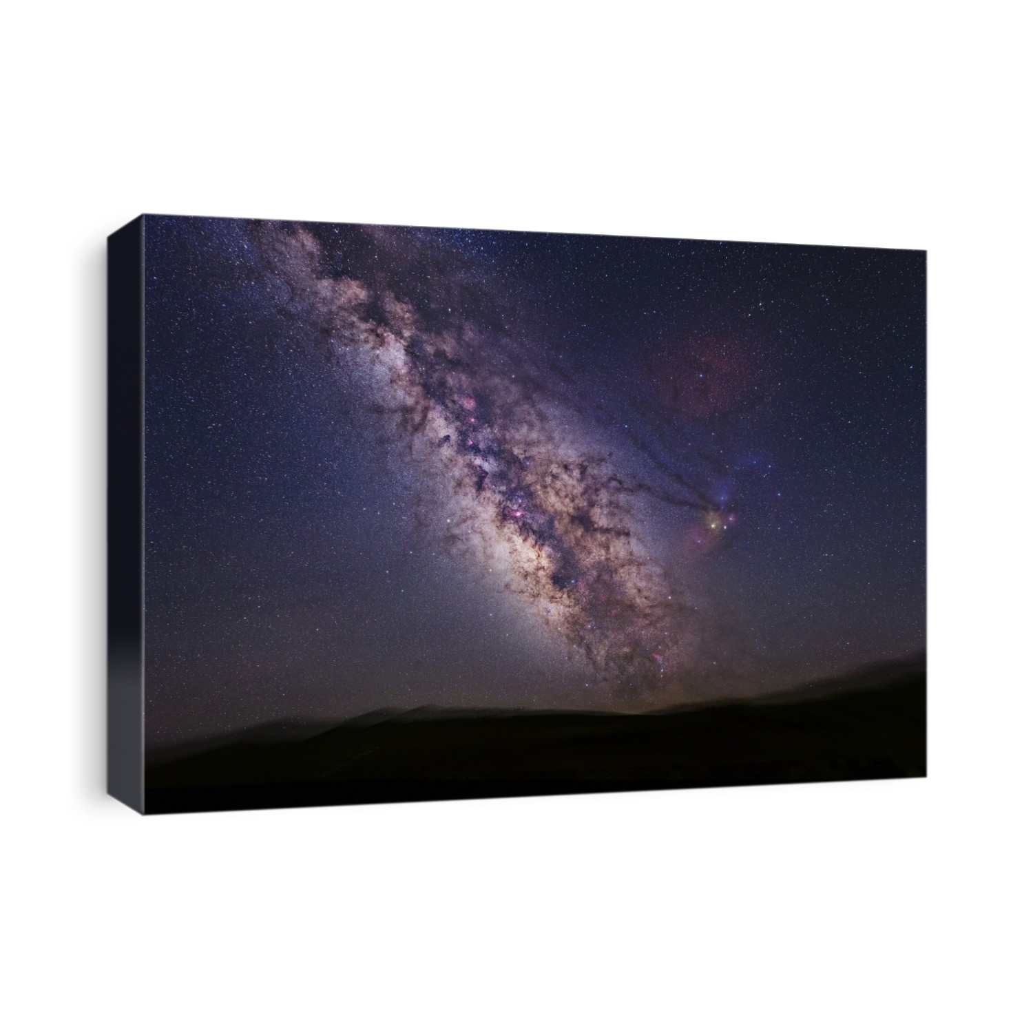 Milky Way over California, USA. Wide-field image of the southern Milky Way galaxy as it appears from northern California.