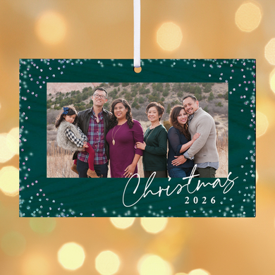 Cheery Photo Rectangle Ornament