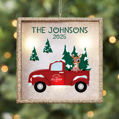 TwinkleBright® Rudolph® & Friends North Pole Delivery LED Ornament