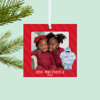 Rudolph® Character Photo Square Ornament