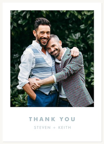 Wedding Thank You Cards, Simply Grateful Design