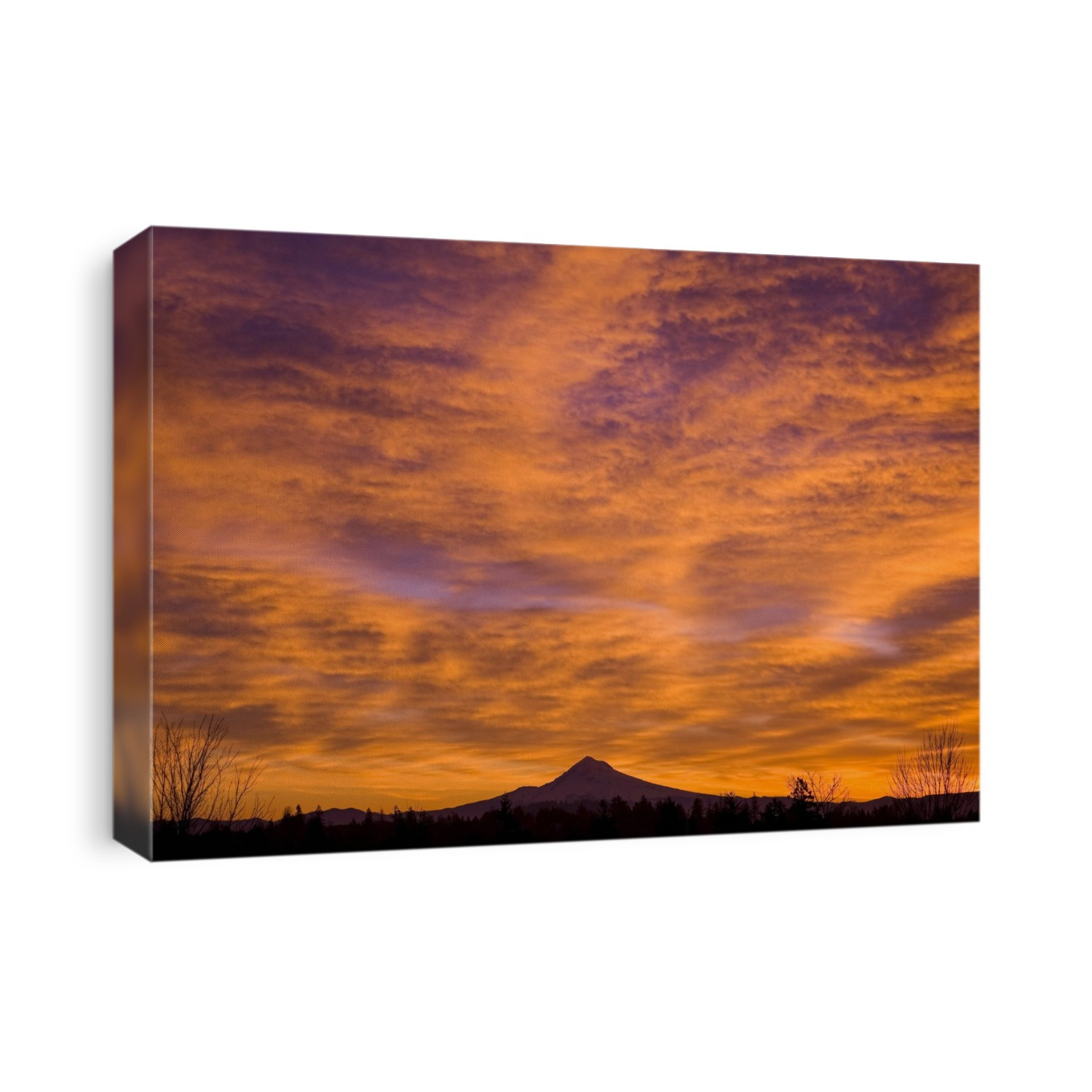 Sunrise over Mount Hood; Oregon, United States of America