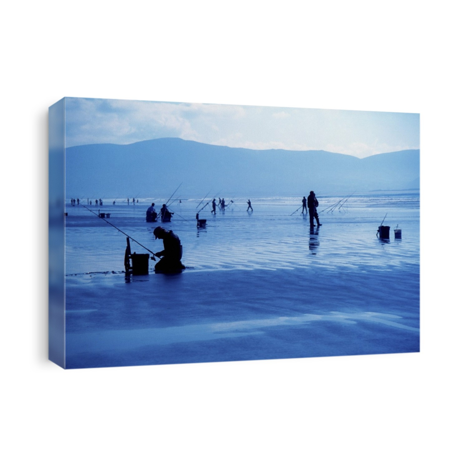 Inch Beach, Dingle Peninsula, County Kerry, Ireland; Fishing On The Beach