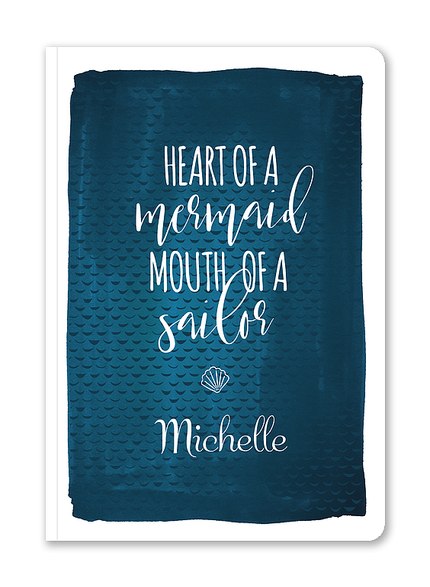 Custom Journals, Mermaid Fin Design