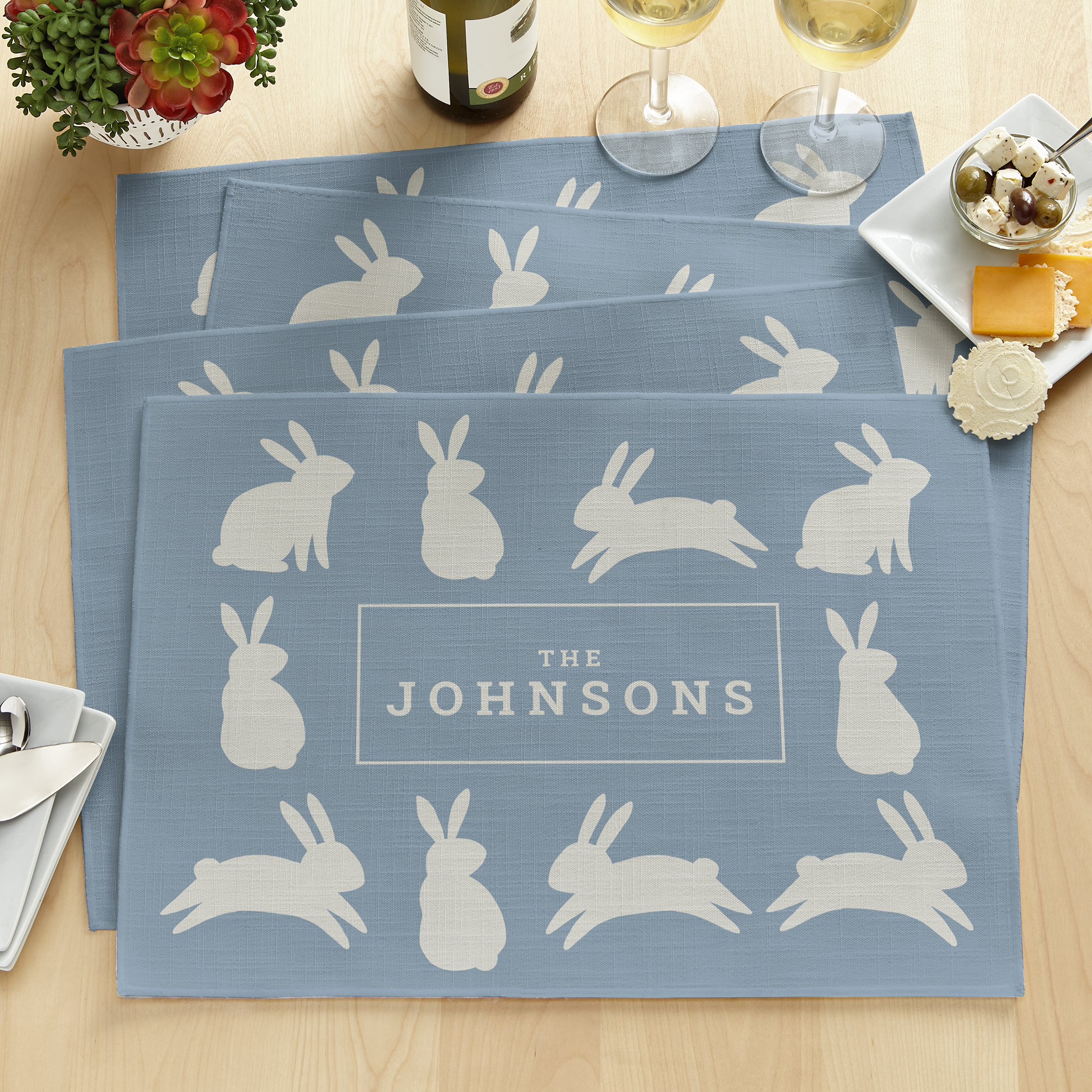 Hopping Bunnies Placemats