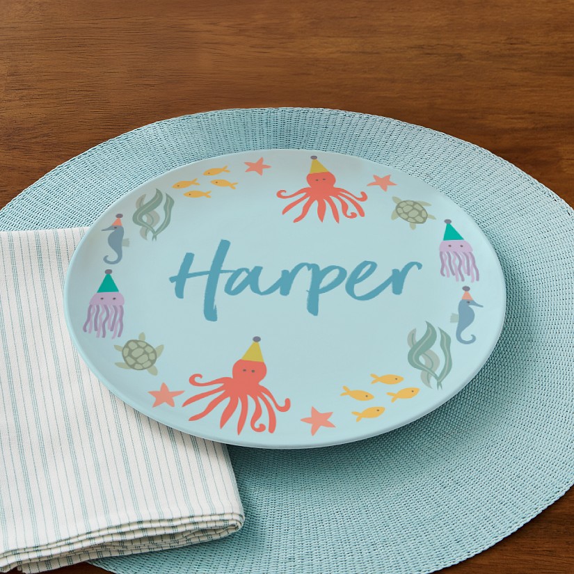 Fun Sea Animals Plate