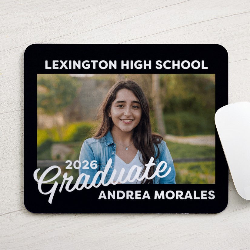 Framing the Future Graduation Photo Mouse Pad