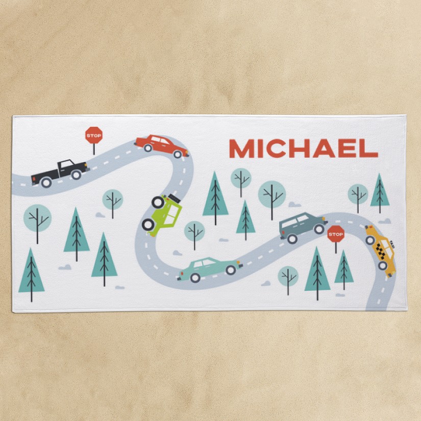 Road Trip Beach Towel