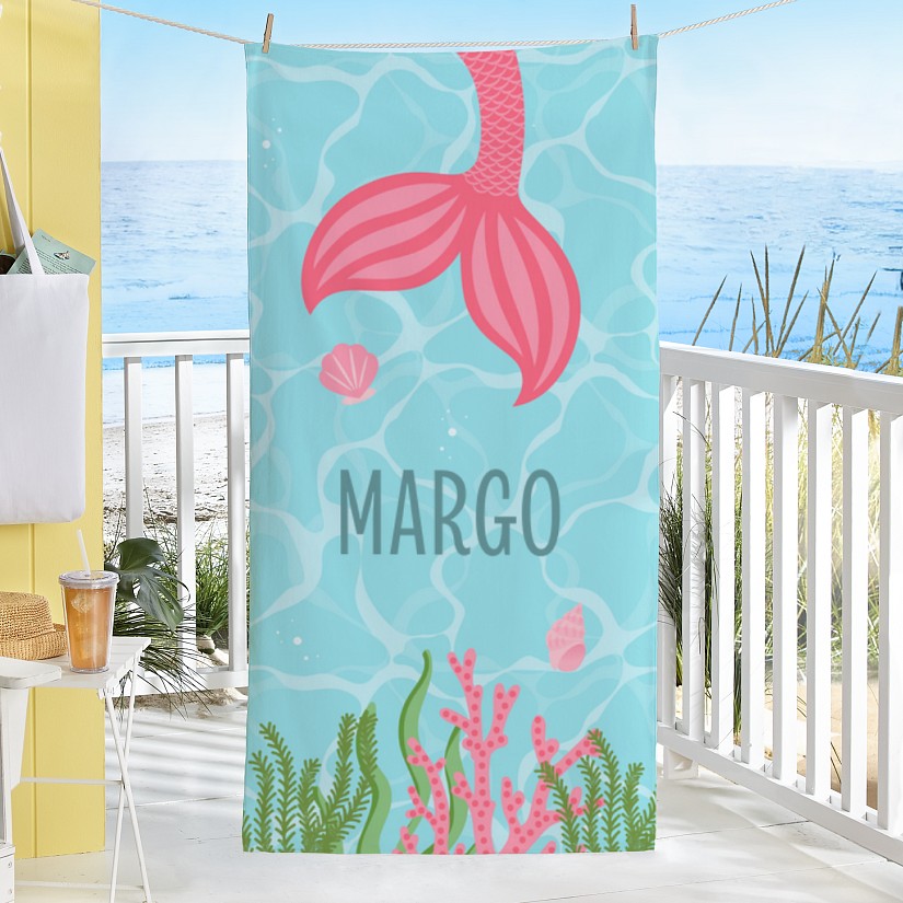 Mermaid at Sea Beach Towel