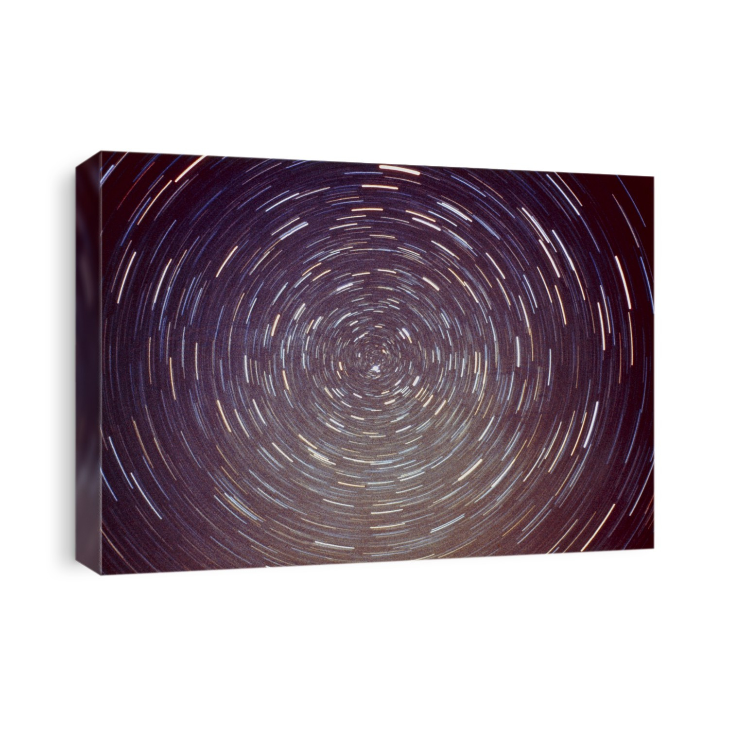 Star trails of North Pole stars
