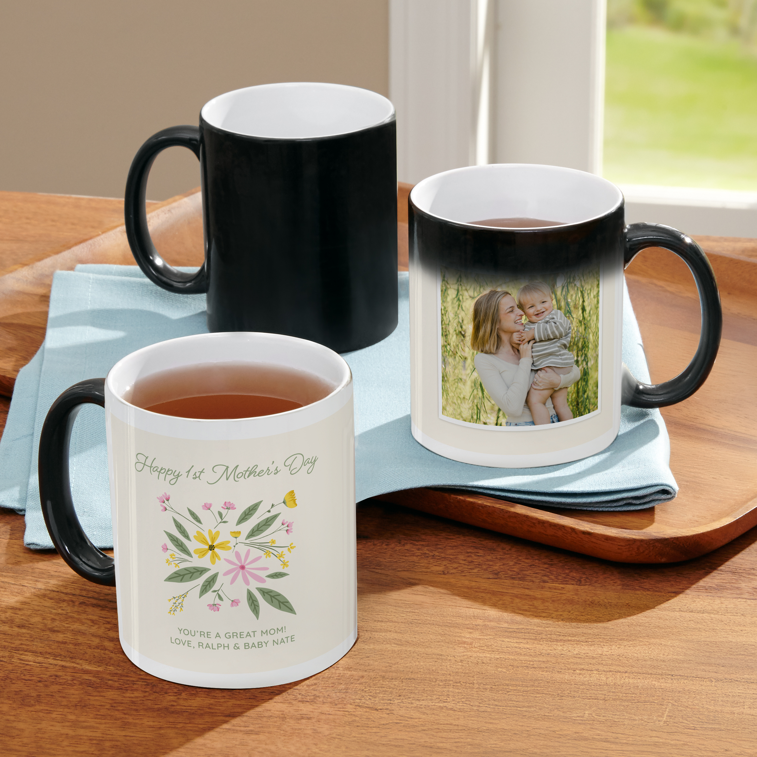 Happy 1st Mother's Day Photo Color Changing Mug