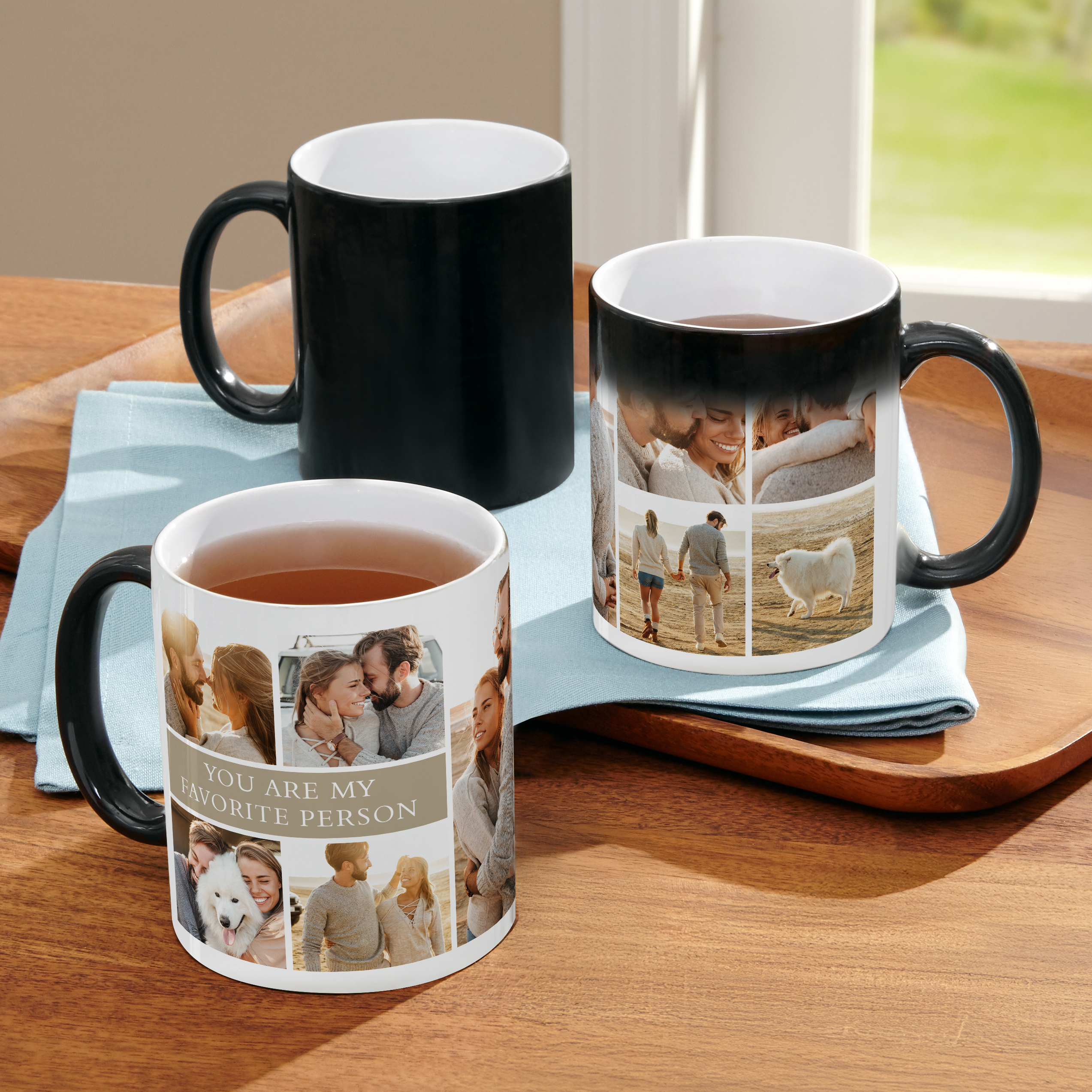 Photo Collage Color Changing Mug